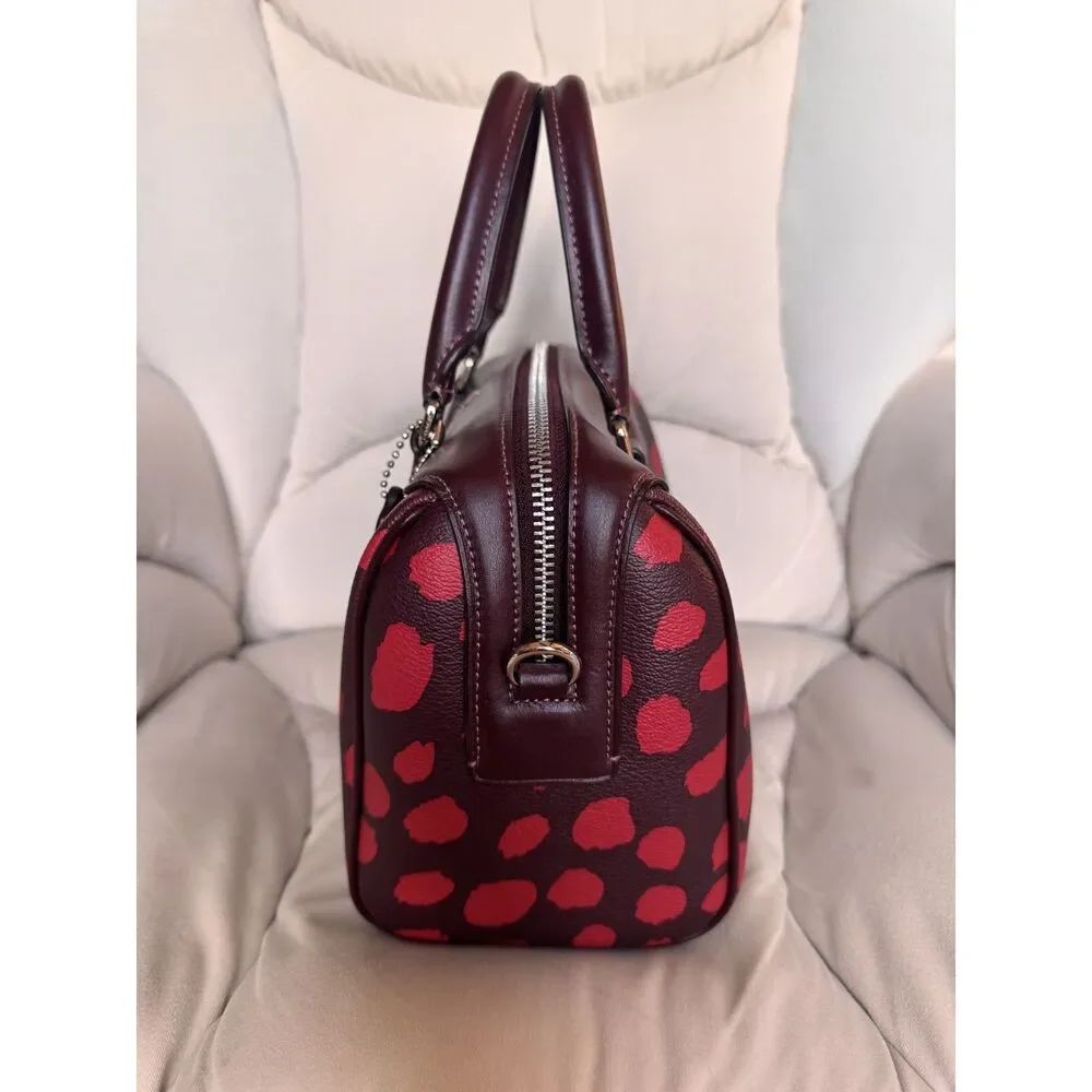 Coach Mini Bennett Satchel with Deer Spot Print